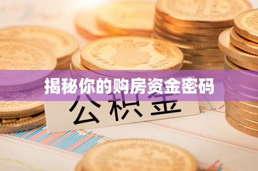 丰原揭秘你的购房资金密码