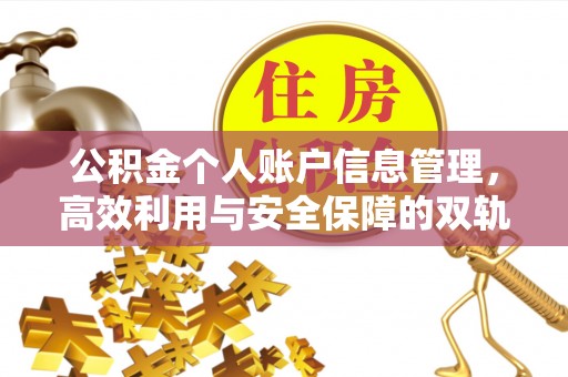 丰原公积金个人账户信息管理，高效利用与安全保障的双轨并行