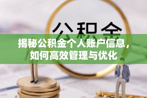 丰原揭秘公积金个人账户信息，如何高效管理与优化