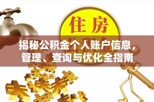 丰原揭秘公积金个人账户信息，管理、查询与优化全指南
