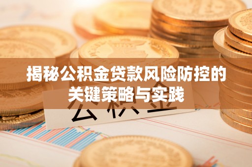 丰原揭秘公积金贷款风险防控的关键策略与实践