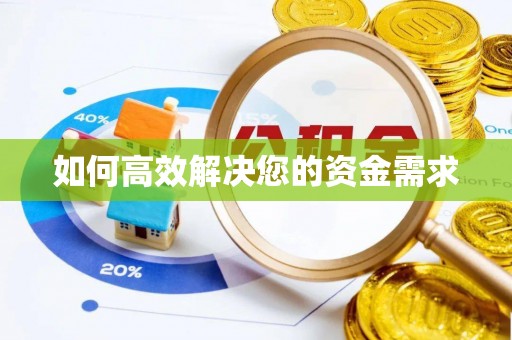 丰原如何高效解决您的资金需求