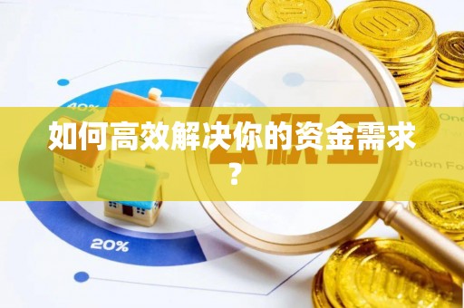 丰原如何高效解决你的资金需求？