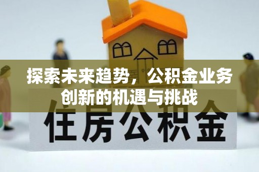 丰原探索未来趋势，公积金业务创新的机遇与挑战