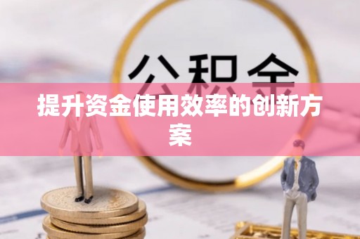 丰原提升资金使用效率的创新方案