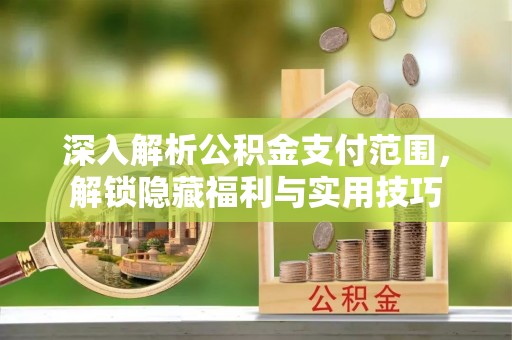 丰原深入解析公积金支付范围，解锁隐藏福利与实用技巧