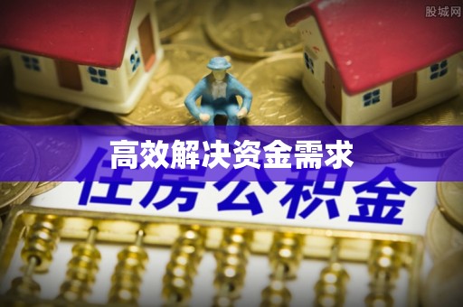 丰原高效解决资金需求
