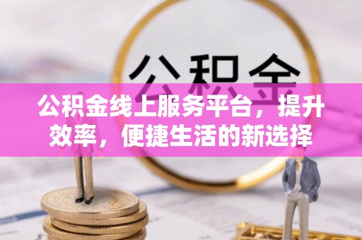 丰原公积金线上服务平台，提升效率，便捷生活的新选择