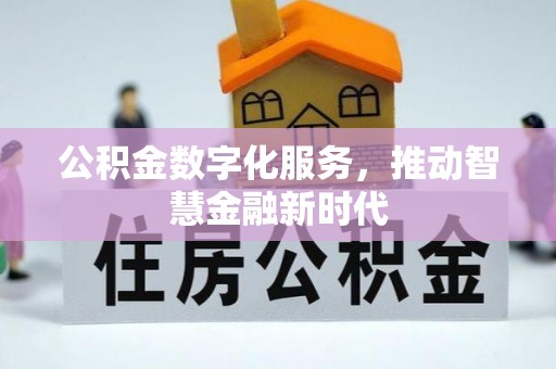 丰原公积金数字化服务，推动智慧金融新时代