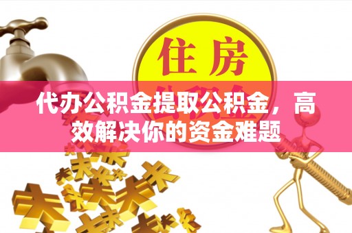 丰原代办公积金提取公积金，高效解决你的资金难题