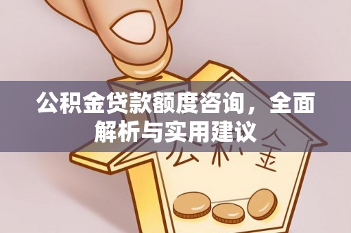 丰原公积金贷款额度咨询，全面解析与实用建议