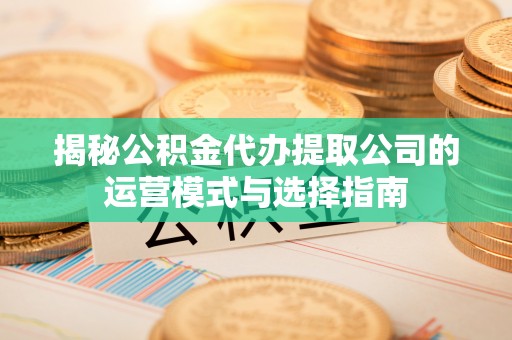 丰原揭秘公积金代办提取公司的运营模式与选择指南