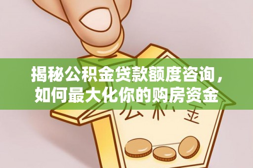 丰原揭秘公积金贷款额度咨询，如何最大化你的购房资金