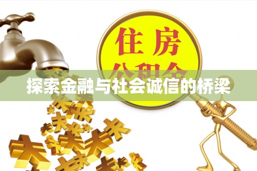 丰原探索金融与社会诚信的桥梁