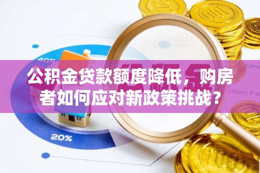 丰原公积金贷款额度降低，购房者如何应对新政策挑战？